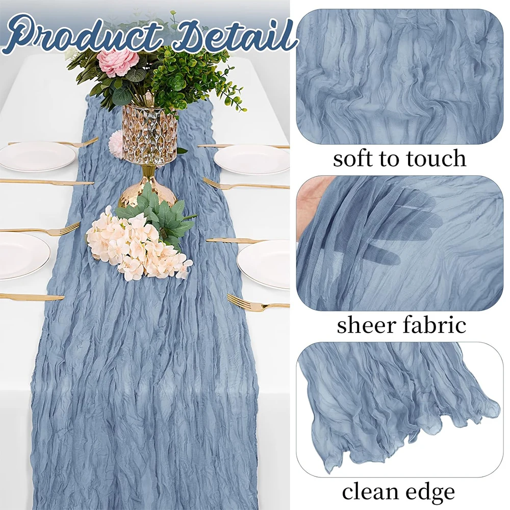 

Зеленая скатерть-дорожка из полиэстера