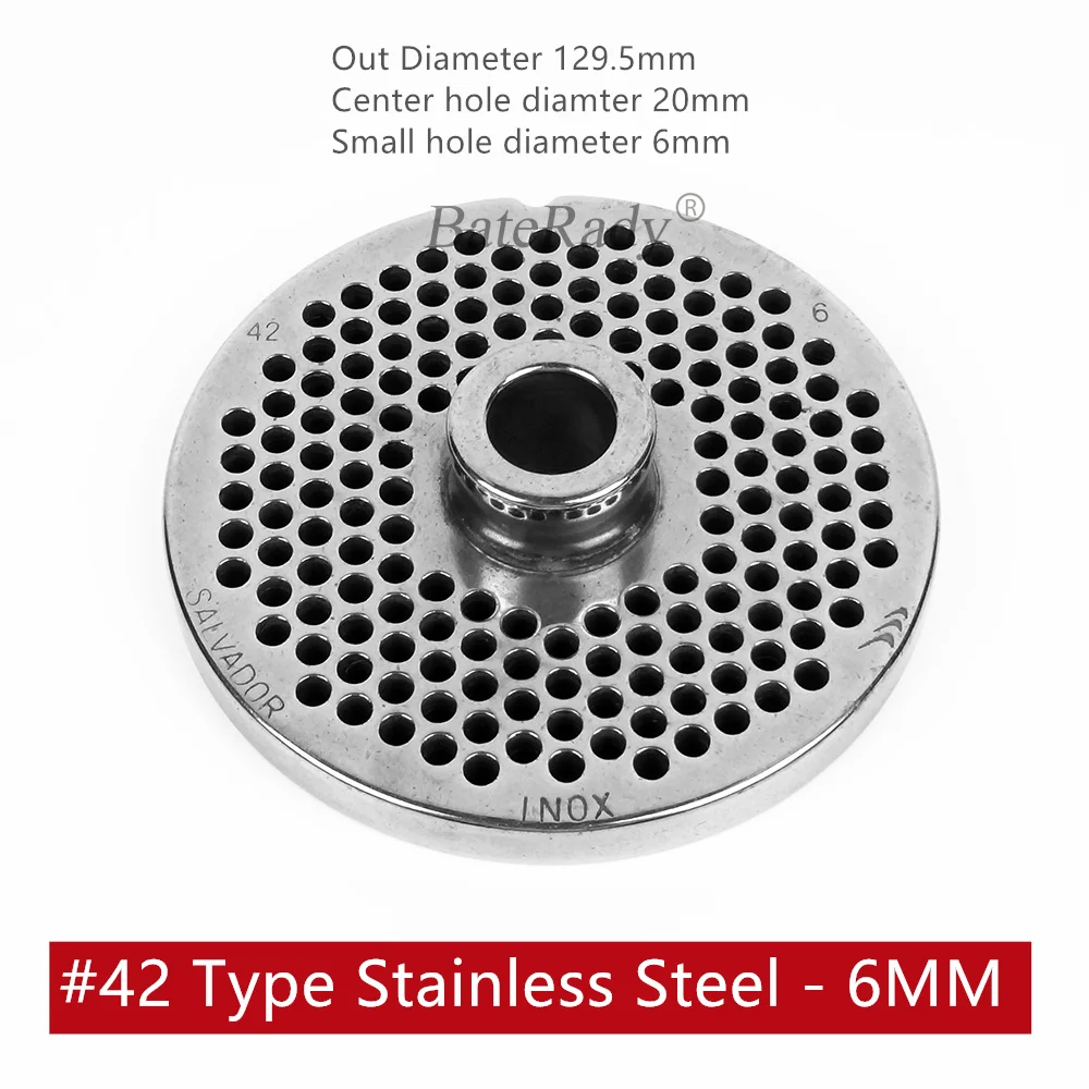 Электрическая Мясорубка с отверстием нержавеющая сталь 42 # | Инструменты