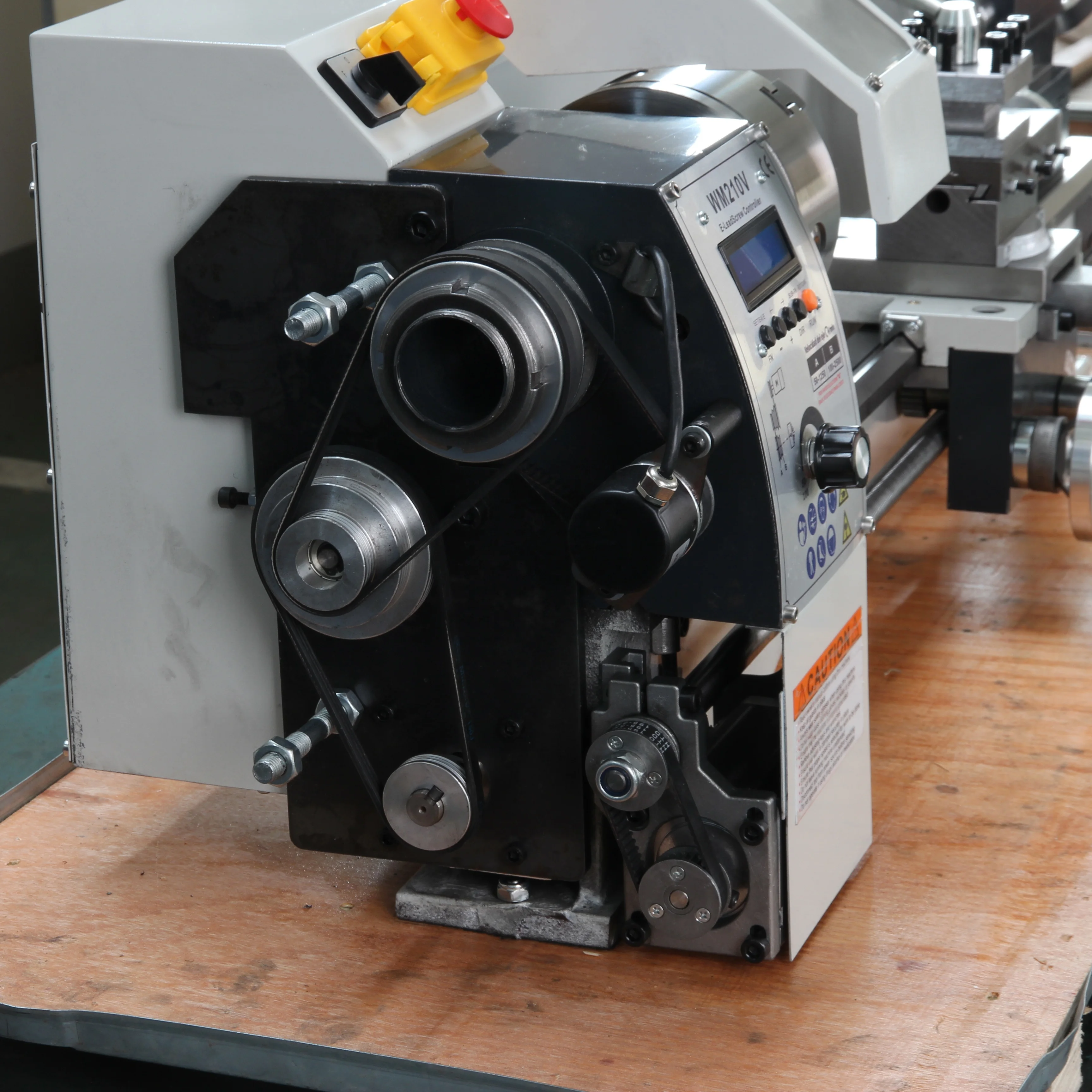 WM210E WM210V Электрический редуктор DIY токарный станок для хобби