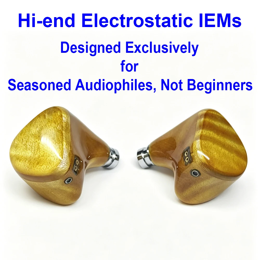 Фото H242 Электростатические внутриканальные наушники IEM, Hi-Fi проводные Hi-end наушники для аудиофилов, 2-контактные, 0.78 мм №1