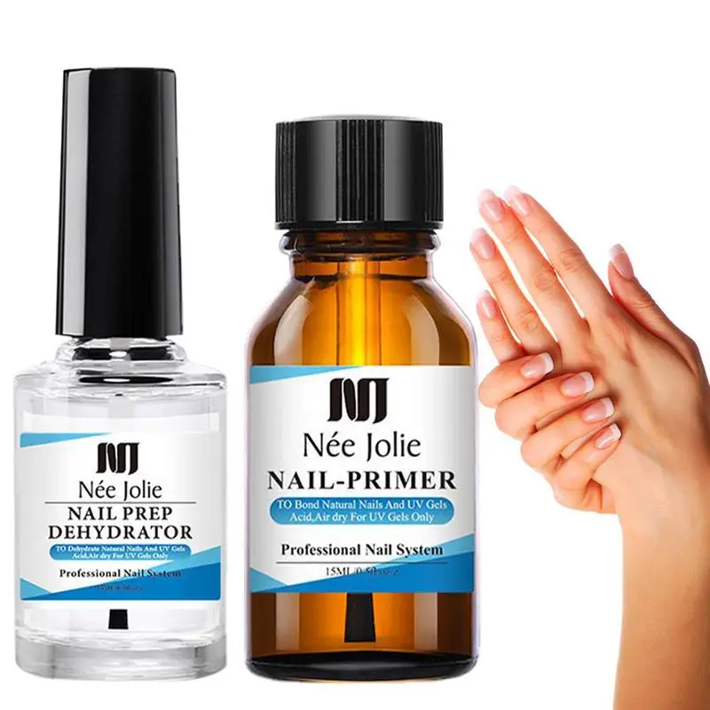 

Nail Primer And Dehydrator Acid Free Natural Nail Prep Dehydrate & Bond Primer Non Acid Primer For UV Gels Fast Dry Superior