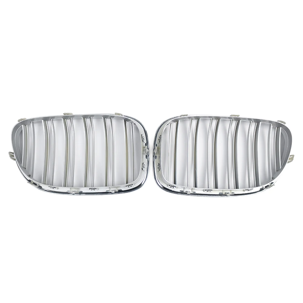 2 шт. хромированный автомобильный передний решетчатый гриль для BMW 7 серии F01 F02 730LI