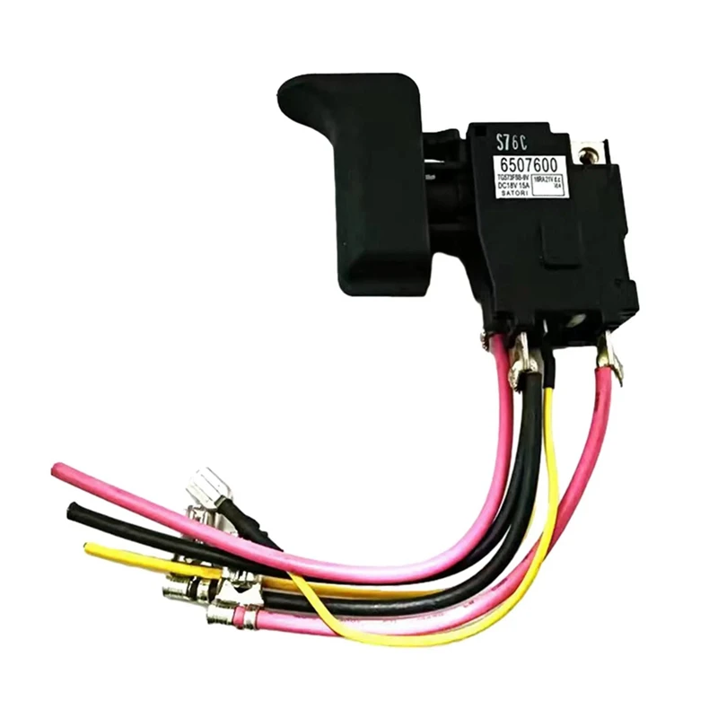 6507600 Переключатель электрической дрели DJR186 JR186D 650760 -0 для XRJ04 аксессуары