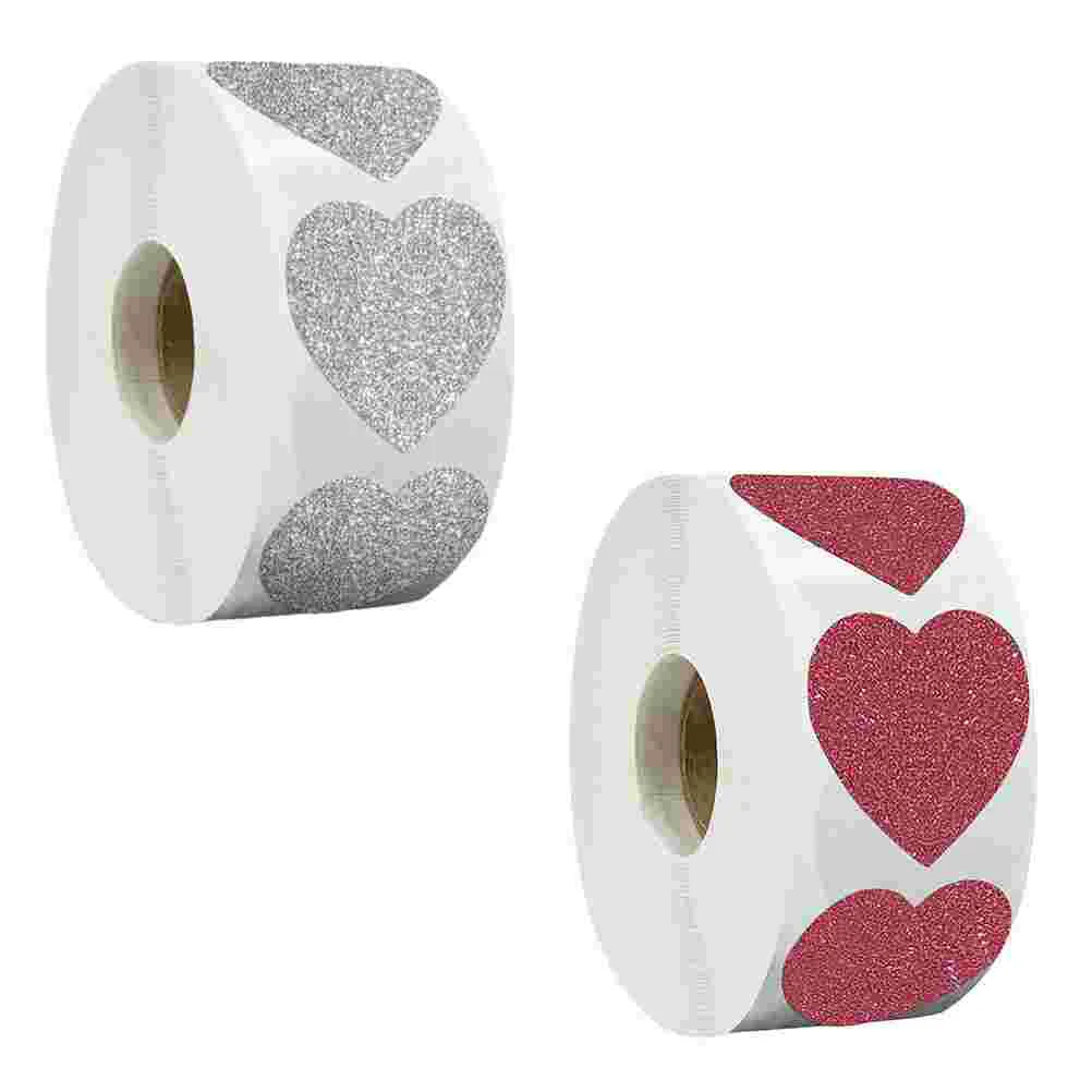 

Stickers Sealing Heartlabels Bakery Wrapping Sparkle Star Glitter Roll Treat Sticekr Sticker You Thank Cookie Decal Label