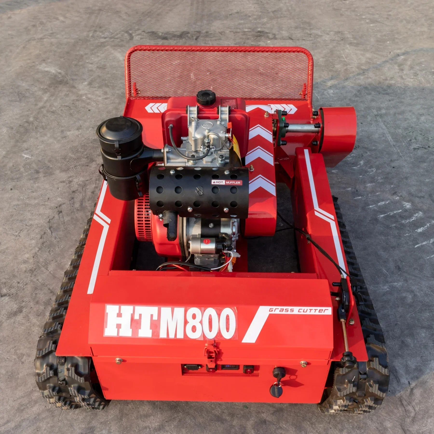 Дизельный двигатель большой мощности маленький робот газонокосилка ширина