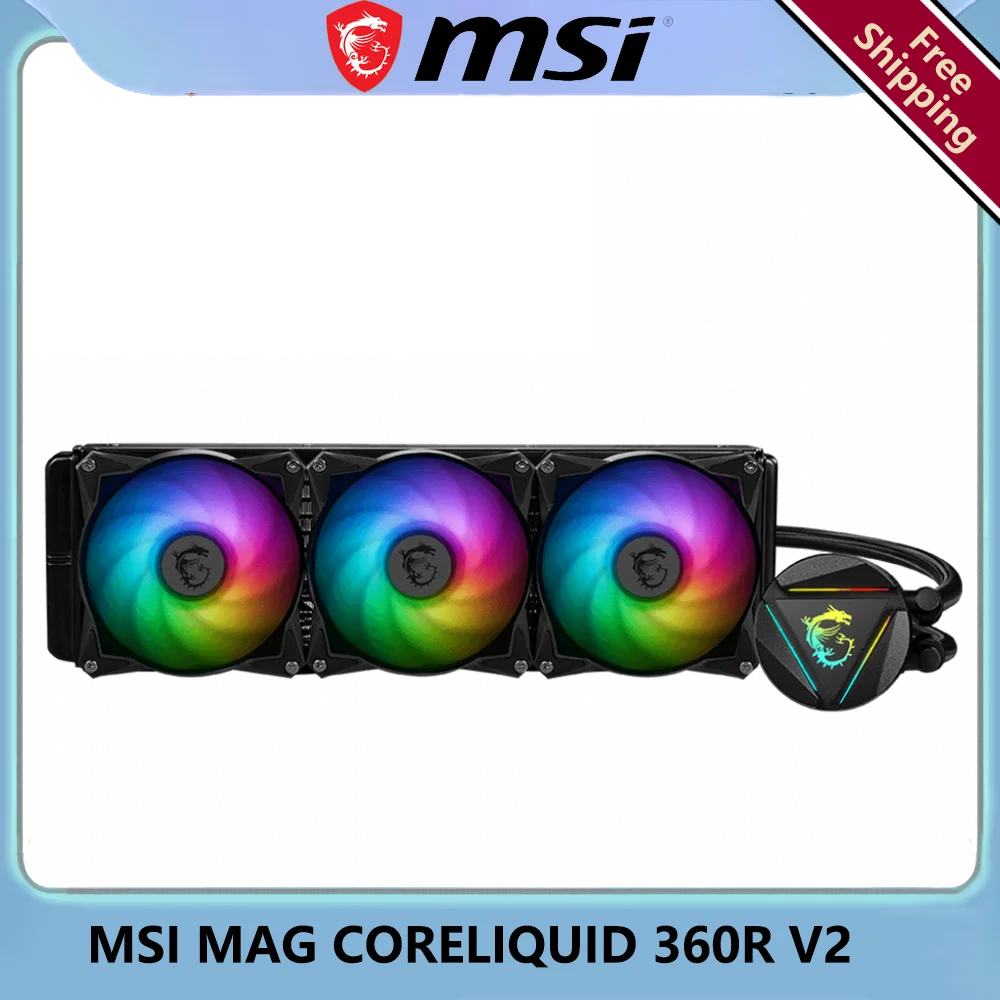 

MSI MAG CORELIQUID 360R V2 Integrated Water Cooling And Heat Dissipation PC Gaming