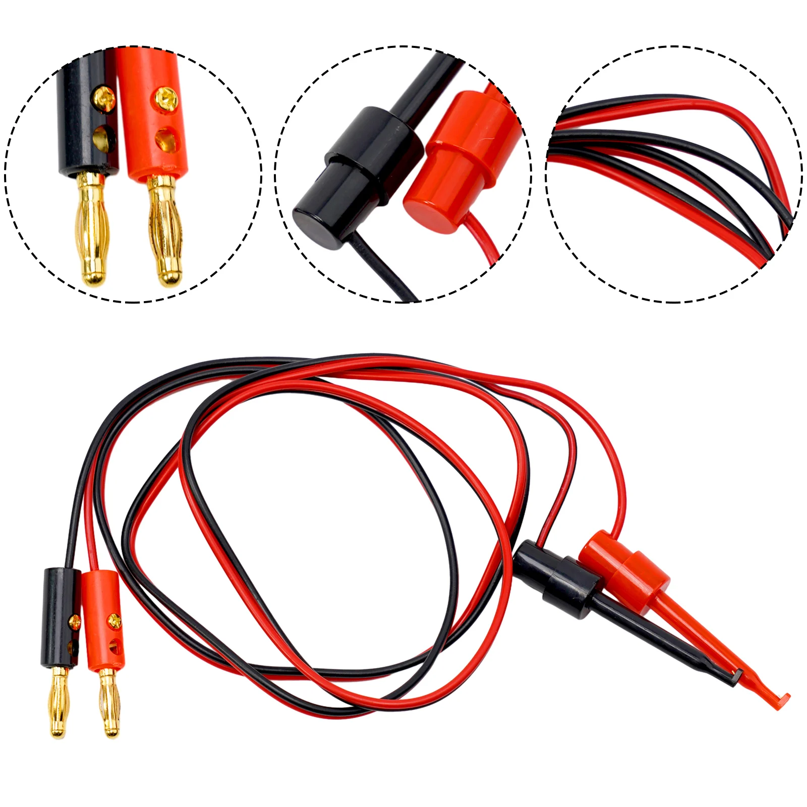 1 пара 4 мм зажим с крючком bananaplugconnectorto маленький стандартный адаптер для