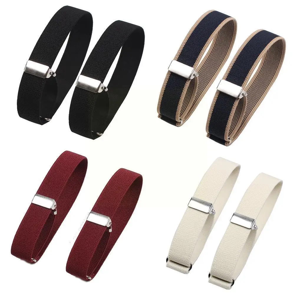 

1 Pair Unisex Elastic Armband Shirt Sleeve Holder Women Men Adjustable Arm Cuffs Bands for Party Wedding Clothing Accessori M7X9