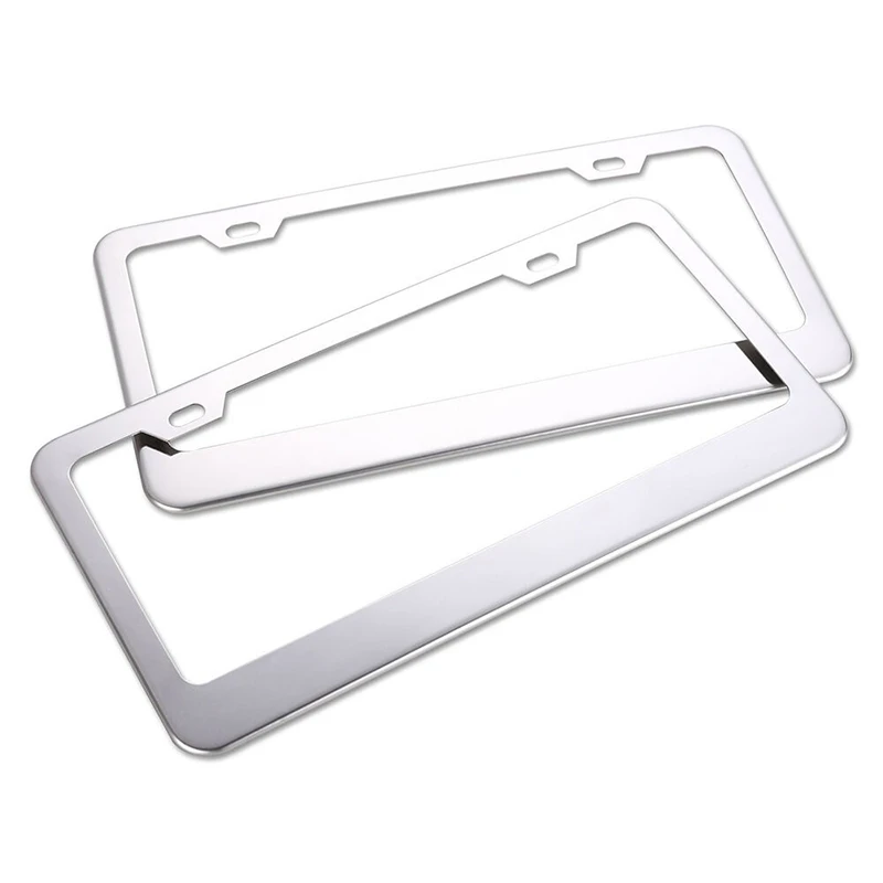 Рамка номерного знака для автомобиля и грузовика из нержавеющей стали США Ca 1X +