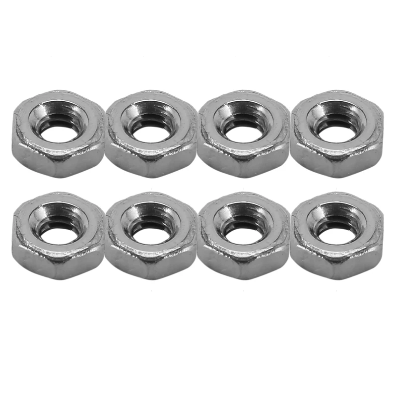 

HLZS-Metric M2 Hex Nuts 304 Stainless Steel Fastener DIN934 200Pcs For Bolt
