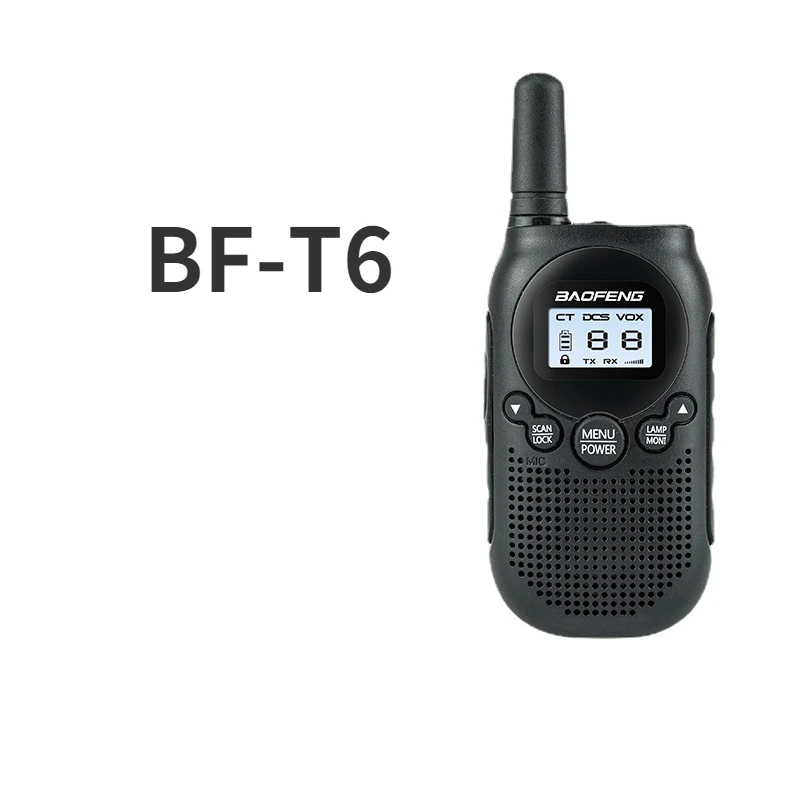 BAOFENG Baby Intercom BF-T6 Color Mini Children's Toy 0.5W FRS/PMR