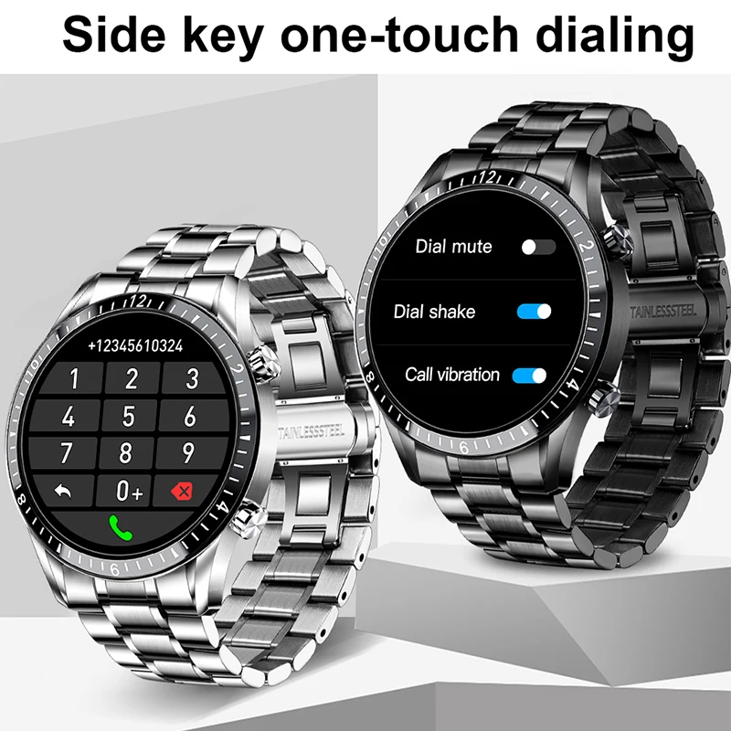 

Business Smart Watch Men Bluetooth Call Smartwatch Men Women Waterproof Bracelet For IOS Android For Xiaomi Huawei