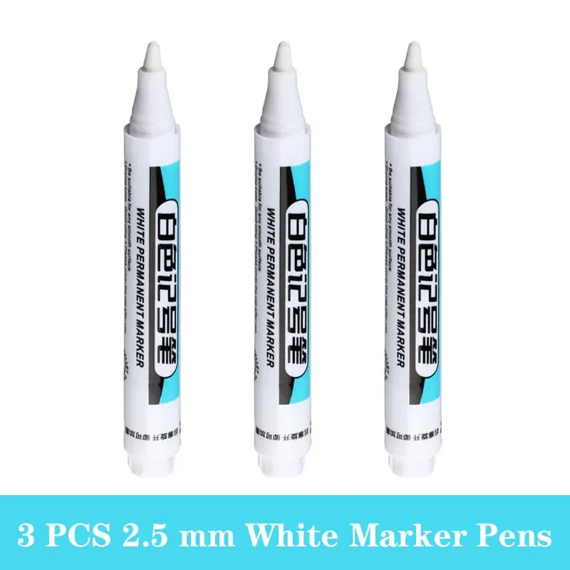 

Белые масляные маркеры 3/5 шт.