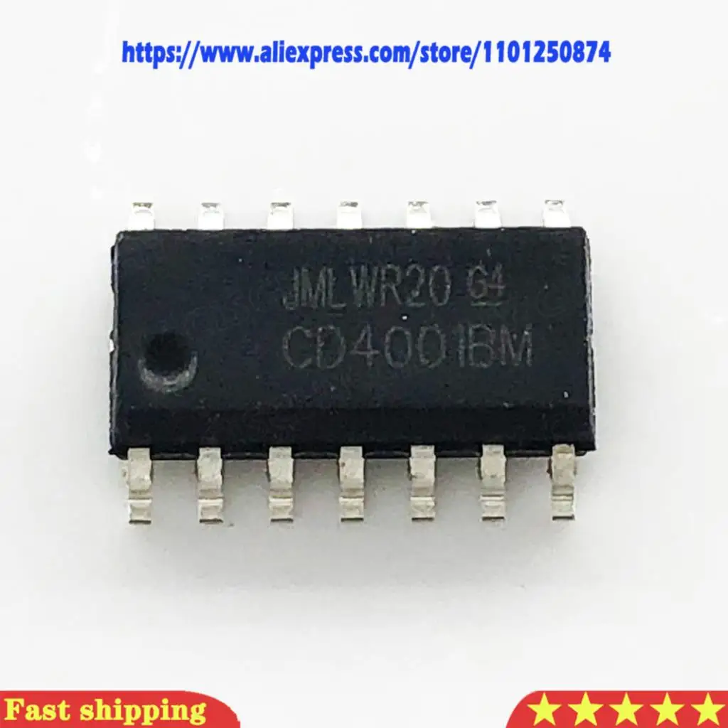 10 шт. CD4001BM лапками углублением SOP-14 CD4001BM96 SOP14 CD4001 стандартного режима работы
