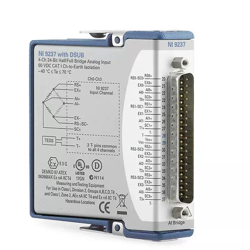 9237 D-Sub подключает 24-битный модуль синхронного моста 780264-01.
