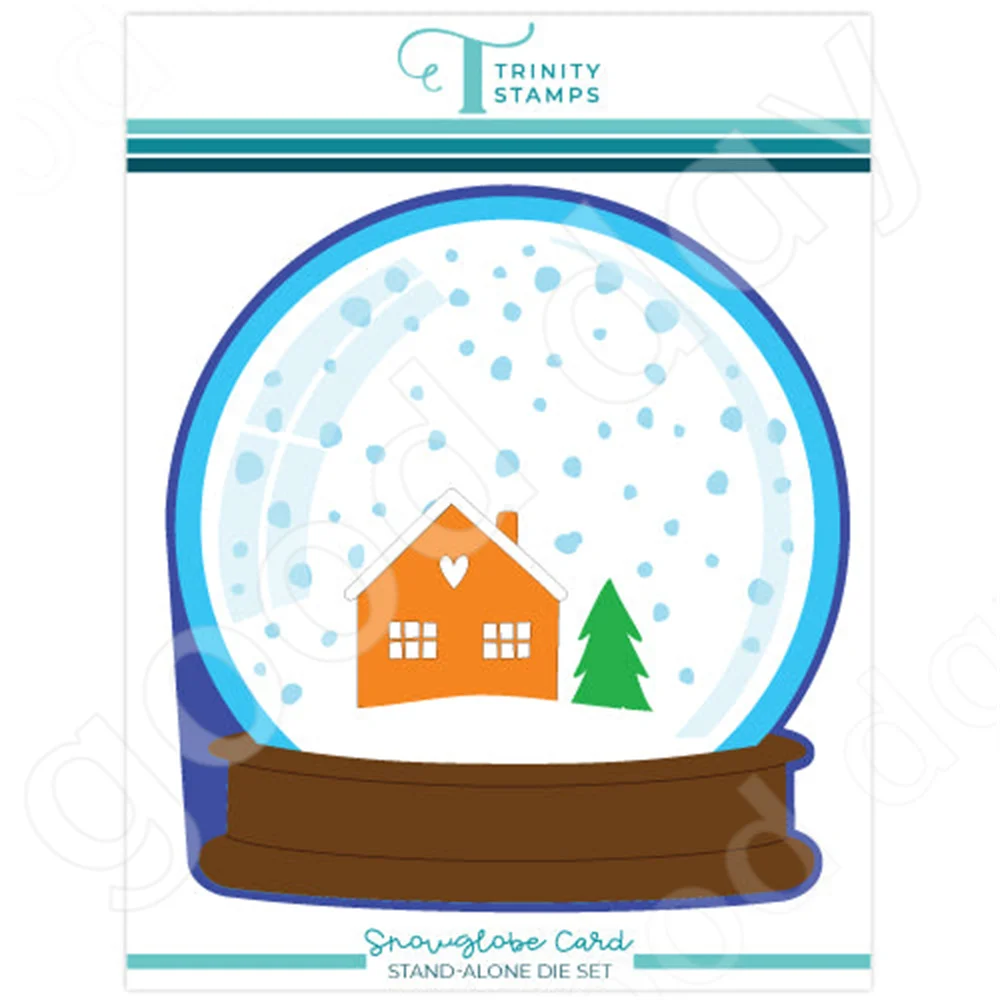 

2022 New Arrival Snowglobe Card Metal Cutting Dies Scrapbook Diary Decoration Embossing Template Diy Greeting Card Handmade