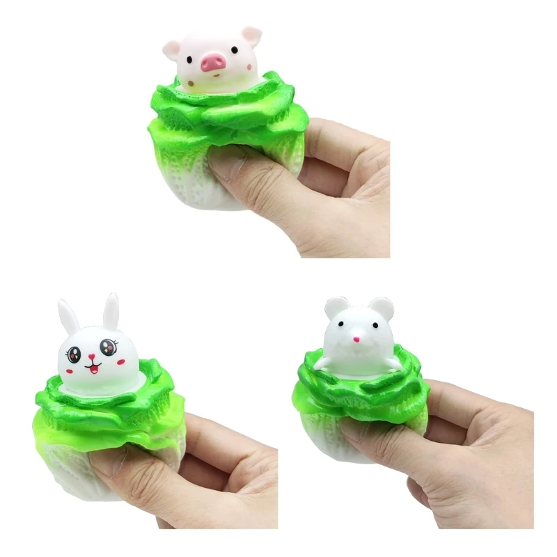 

PopUp Cabbage Animal Squishy Stress Toy Pinch Toy Halloween Party Props Fun Gift