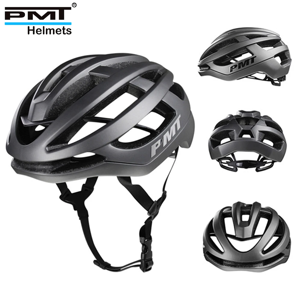 

PMT Ultralight Bicycle Helmet Road Bike 2022 Integrated Molding Breathable Sports Safety Headwear Mountain Riding