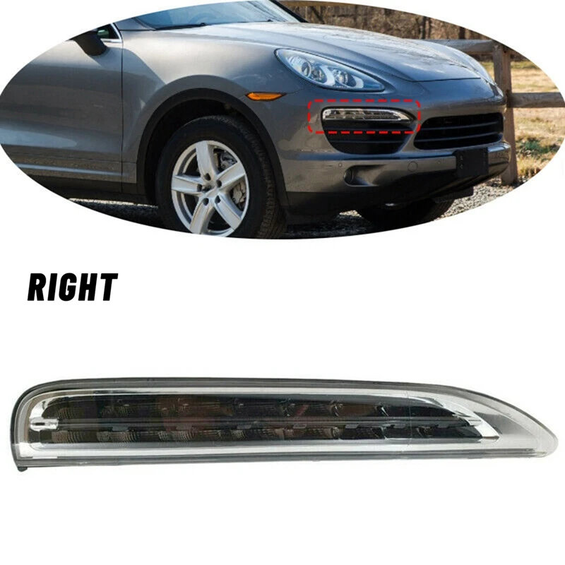 

Right Side Car Front Bumper Day Light LED DRL Driving Fog Lamp for-Porsche Cayenne 2011-2014 95863118200