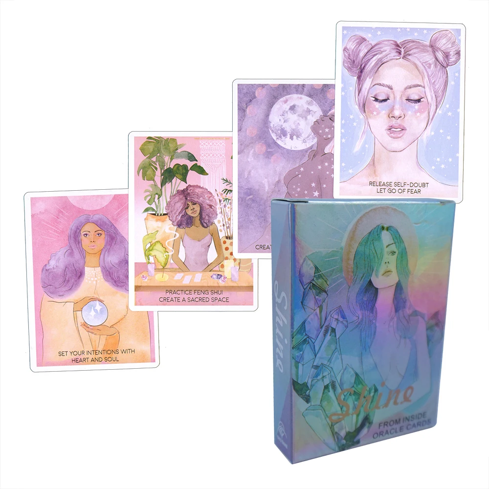 

Oracle Cards Tarot Deck Entertainment Games for Family Witchcraft Rpg Wiccan Supplies Oraculos PDF Guidebook Trading Rune