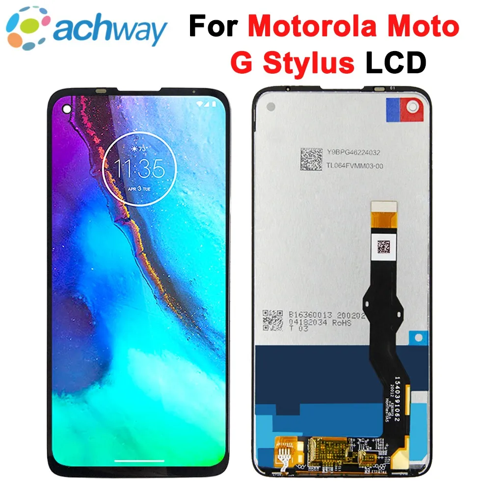 

For Motorola Moto G Stylus 2021 LCD Display Touch screen Panel Digiziter Assembly Replacement For Motorola G Stylus LCD Display