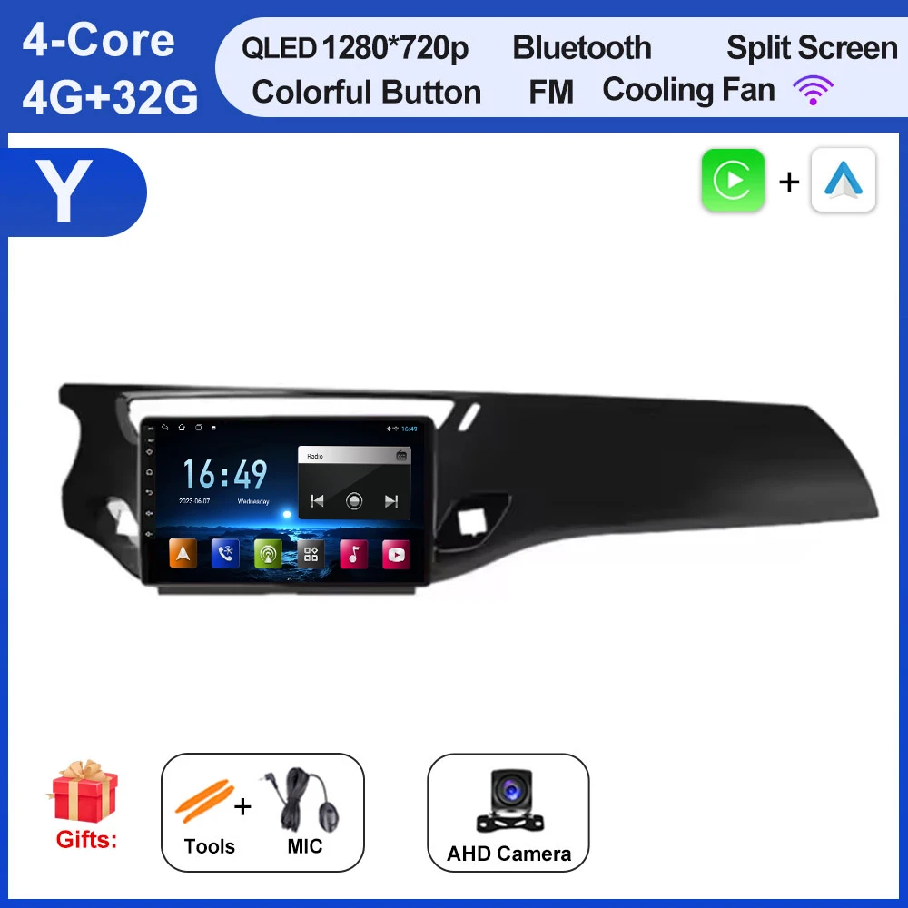 

Радио с ОС Android для Citroen C3 DS3 2010-2016 Автомобильный мультимедийный плеер Авто беспроводной Carplay GPS-навигация DSP 4G LTE WIFI Инструменты