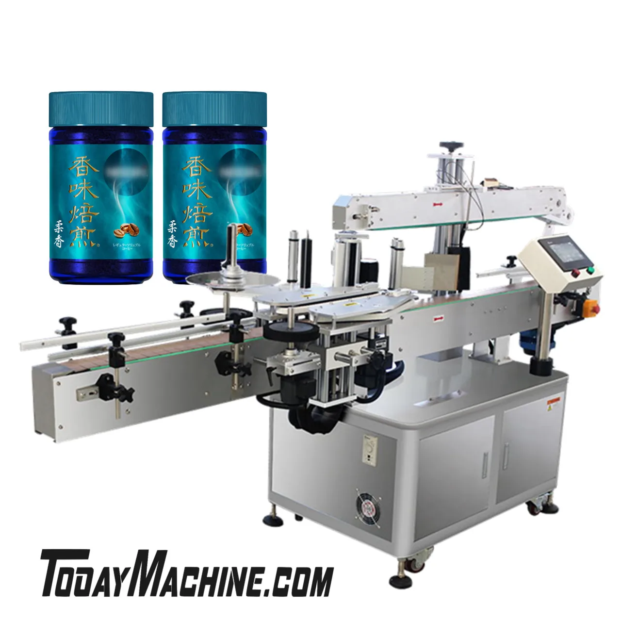 Автоматическая этикетировочная машина круглая квадратная бутылка