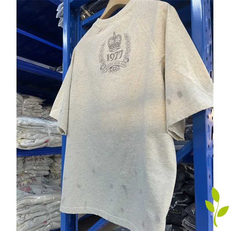 Футболка High Street Head с коротким рукавом в стиле ретро Saint Micheal для мужчин и женщин