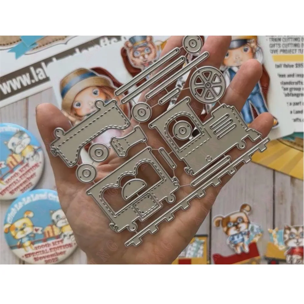 

Newest Scrapbook Album Card Decoration Embossed Template 2023 Diy Handmade Craft Reusable Car Die Set Arrival Metal Cutting Dies