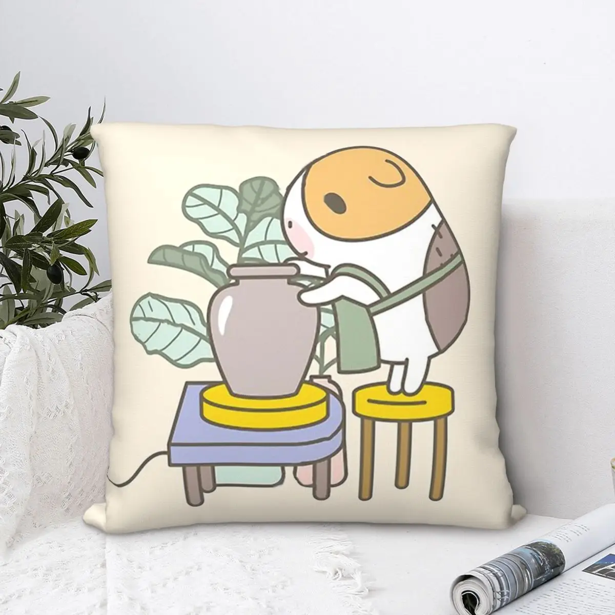 Bubu морская свинка Поттер обнимающая подушка чехол животные милый рюкзак диван