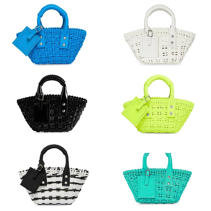 

Дизайнерская сумка для бистро XXS из лакированной кожи, дамская сумочка на плечо, ажурный тоут через плечо с овощами