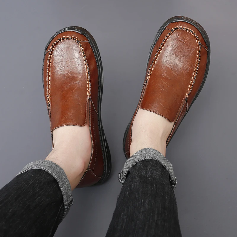 Рисунок 4 - Мокасины мужские кожаные на плоской платформе