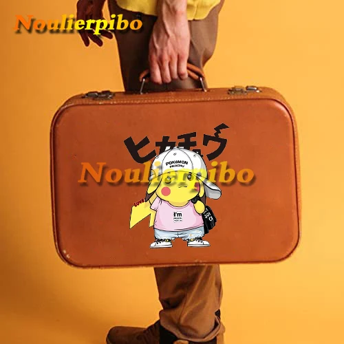 Забавные мультяшные наклейки на автомобиль Покемон хип-хоп Пикачу ПВХ