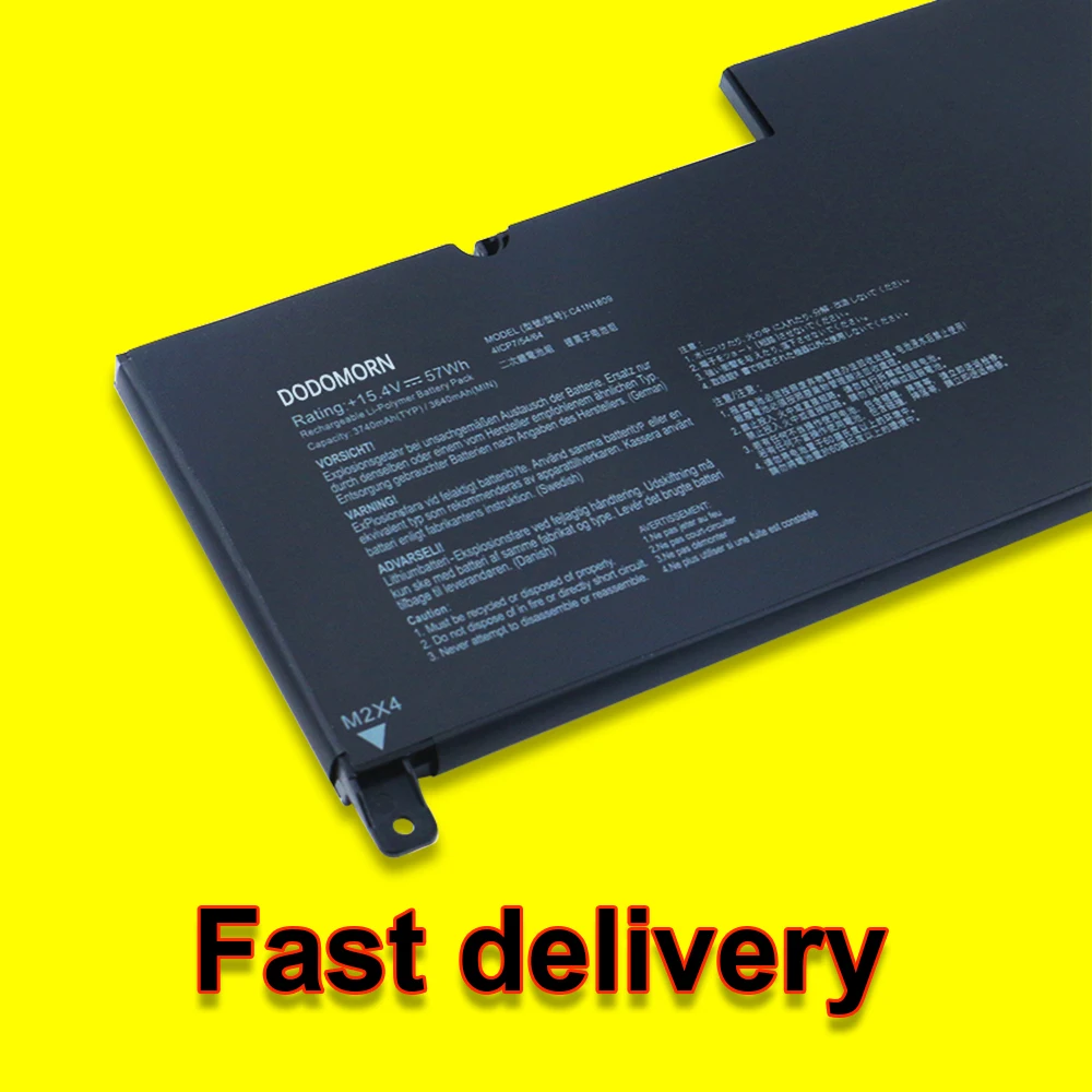 Для ASUS Zenbook Flip 15 UX562FDX UX562FD UX562FN UX562 Q536F Q536FD C41N1809 аккумулятор для ноутбука 4 В 57 Втч 3740