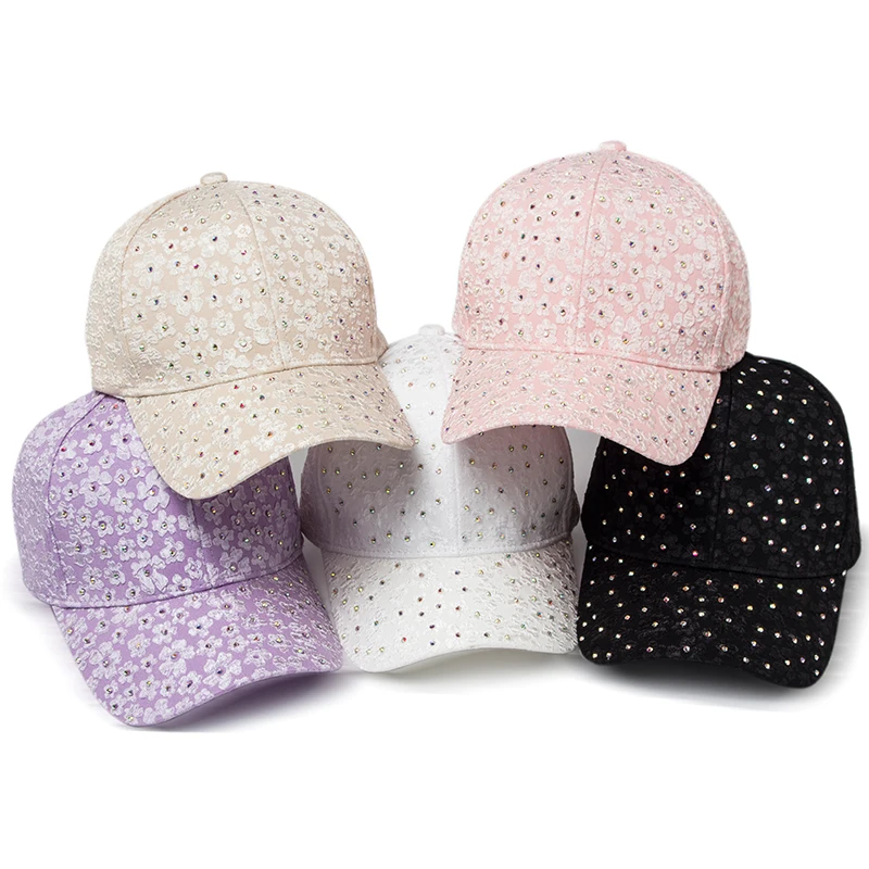 

Летние женские головные уборы с цветочной вышивкой, Женская Снэпбэк-Кепка, модная дизайнерская шляпа от солнца, кепки в стиле хип-хоп Y2k, Кепка с козырьком