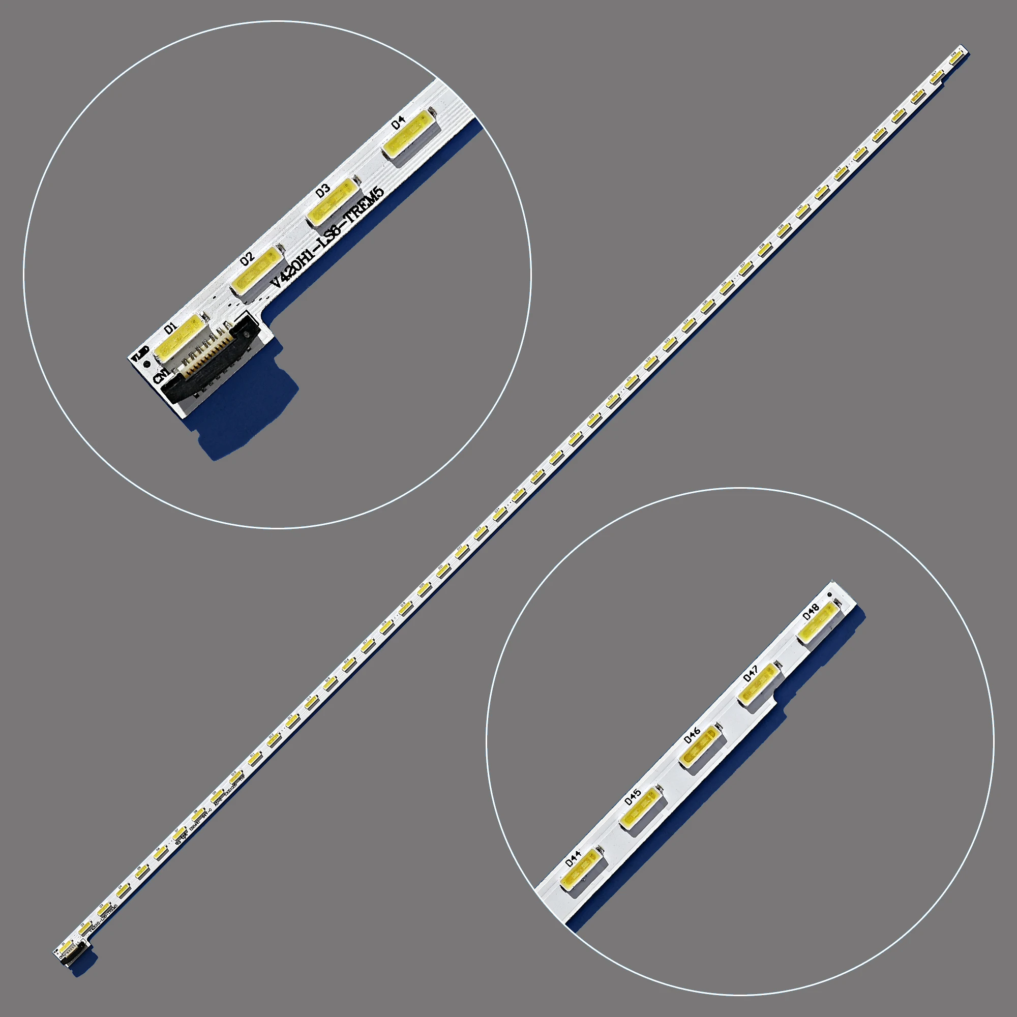 

1piece led bar light for V420H1-LS6-TREM5 backlight 082540N31136D0A 1pcs=48led 525MM
