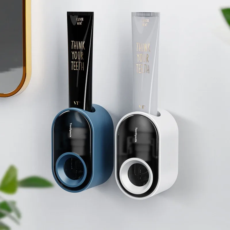 

Fully Automatic Toothpaste Dispenser Wall-Mounted Punch-Free Lazy Toothpaste Squeezer Automatic Tooth Paste Dispenser