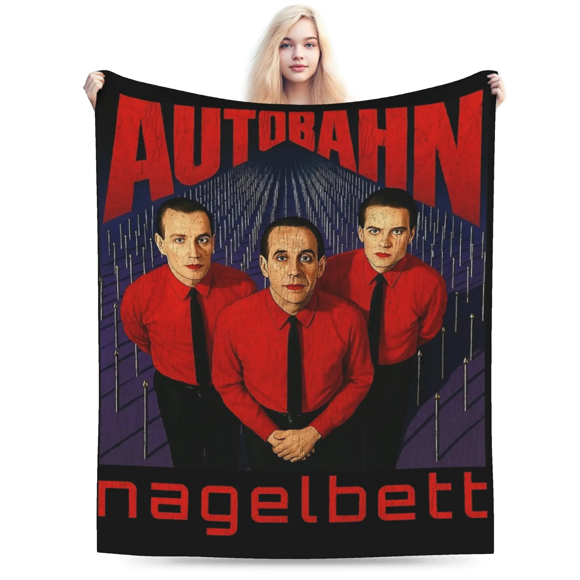 Фото Пледы Autobahn Nagelbett 90s The Big Lebowski из кораллового флиса, плюшевые, с принтом, теплые, для дивана, спальни, покрывало №1