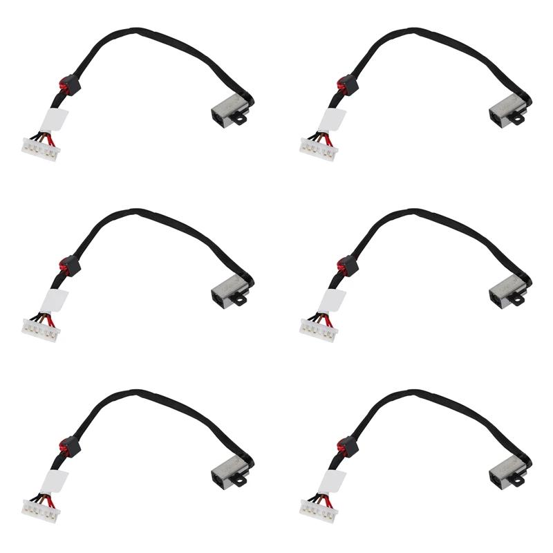 

6X Новый разъем для кабеля питания постоянного тока для Dell Inspiron 15-5000 5555 5558 DC30100UD00