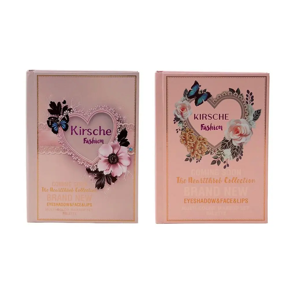 5-слойная Складная палитра теней для век в форме книги стойкие тени легкая