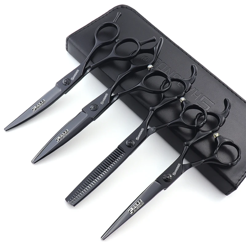4 5/5 5/6 дюймов японские парикмахерские ножницы Seiko с плоскими зубьями тонкие для