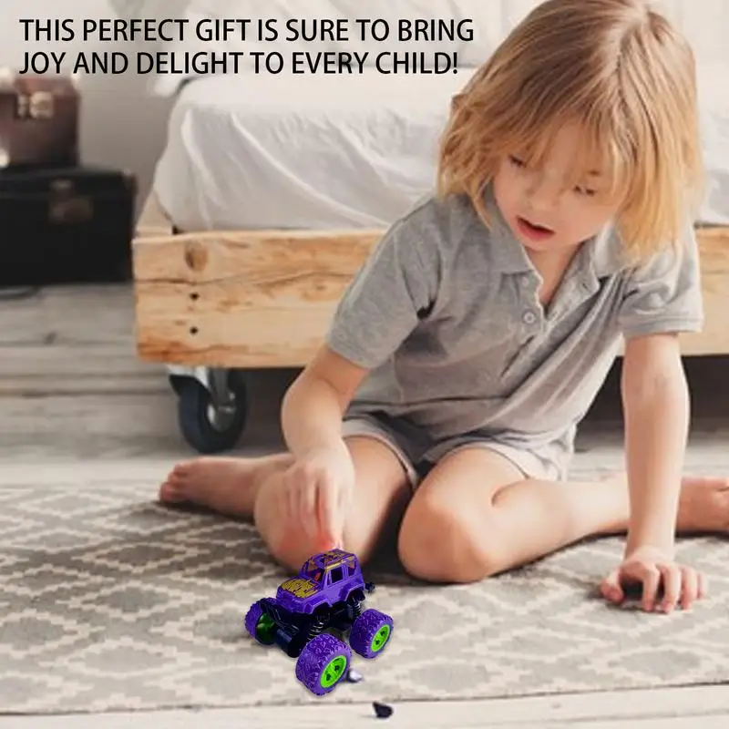 Игрушечный трюк с откатом грузовик-монстр игрушечный автомобиль внедорожник