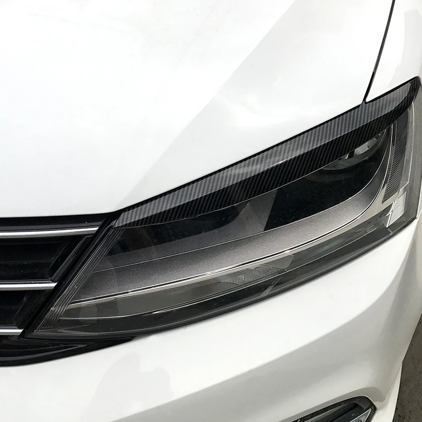 Фото 2 шт. автомобильные фары, веко, брови, наклейка, крышка для VW Jetta MK6 Sagitar NCS 20102011   2012 2013 2014 2015 2016 2017 2018 2P №3