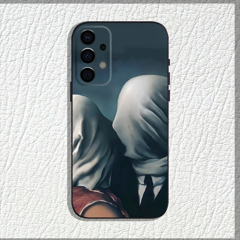 R-Rene Magritte Art Phone Case For Samsung Galaxy A13 A21s A22 A31 A32 A52 A53 A71 A80 A91 Soft Black Shell