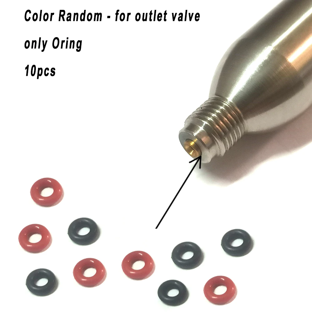 

Уплотнительное кольцо силиконовое для CO2 картриджей 10 шт