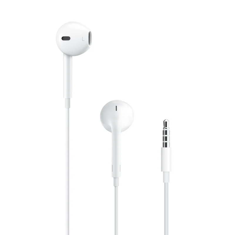 

Оригинальные наушники Apple EarPods Lightning, оригинальная Проводная гарнитура с плоской головкой и разъемом lightning, наушники с разъемом 3,5 мм
