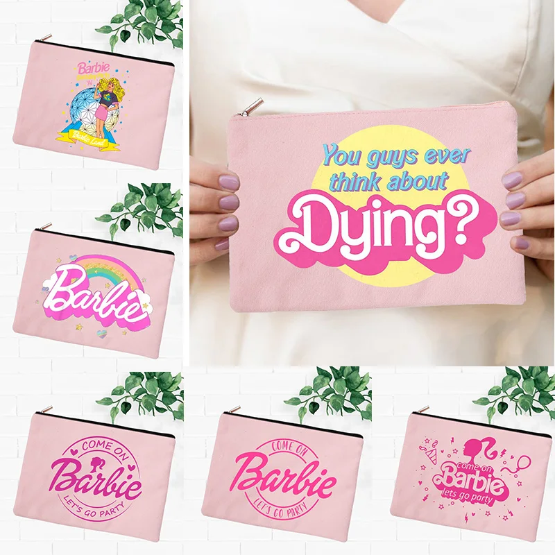 

Come on Let's Go Party Makeup Bags Women Travel Ladies Portable Cosmetic Case Beauty Bag Doll Baby Cosmetic Bag Purse toiletry