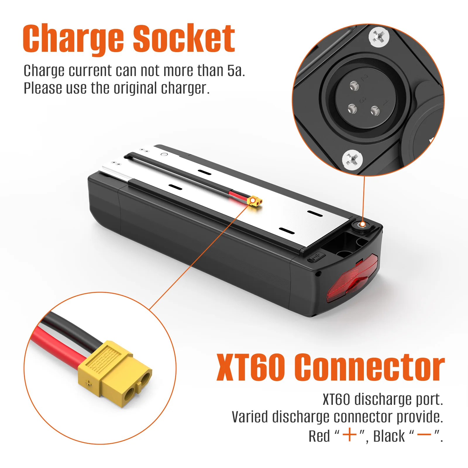 Аккумулятор для заднего багажника eBike 21700 18650 52 в 48 27 Ач 36 ач с двойным чемоданом