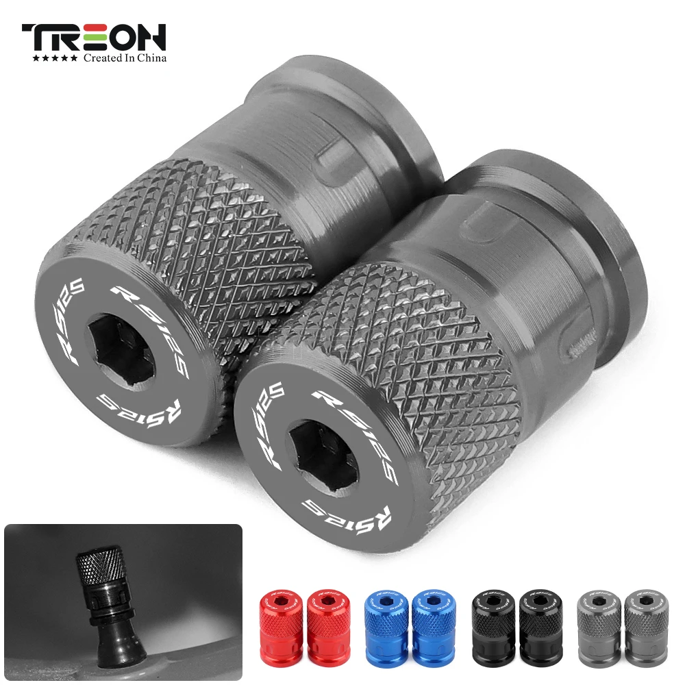 

Motorcycle Accessories CNC Tire Valve Air Port Stem Cover Cap Plug For APRILIA RS125 RS 125 1996 1997 1998 1999 2000 2001-2010