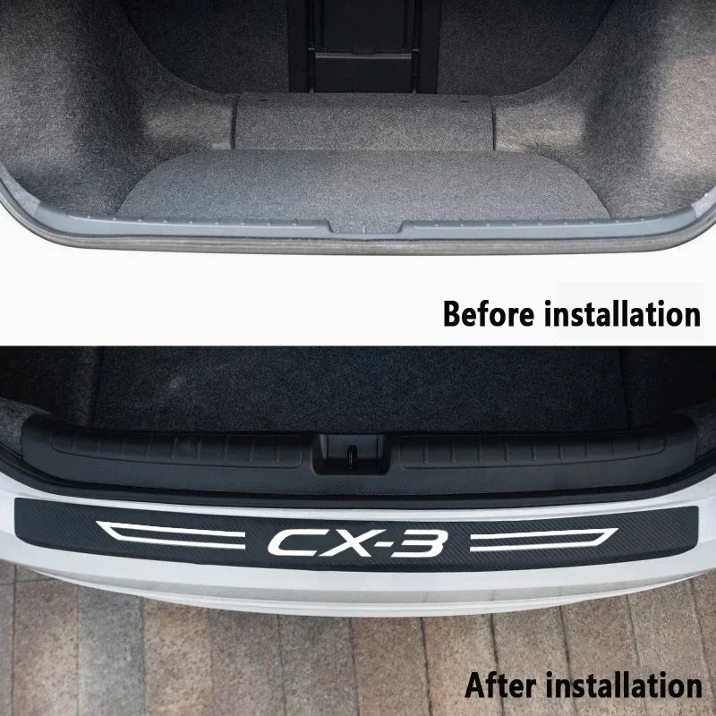 Для Mazda CX3 CX-3 CX5 Badge 2015 2016 2017 2018 2019 2021 порог автомобильной двери защитная пластина